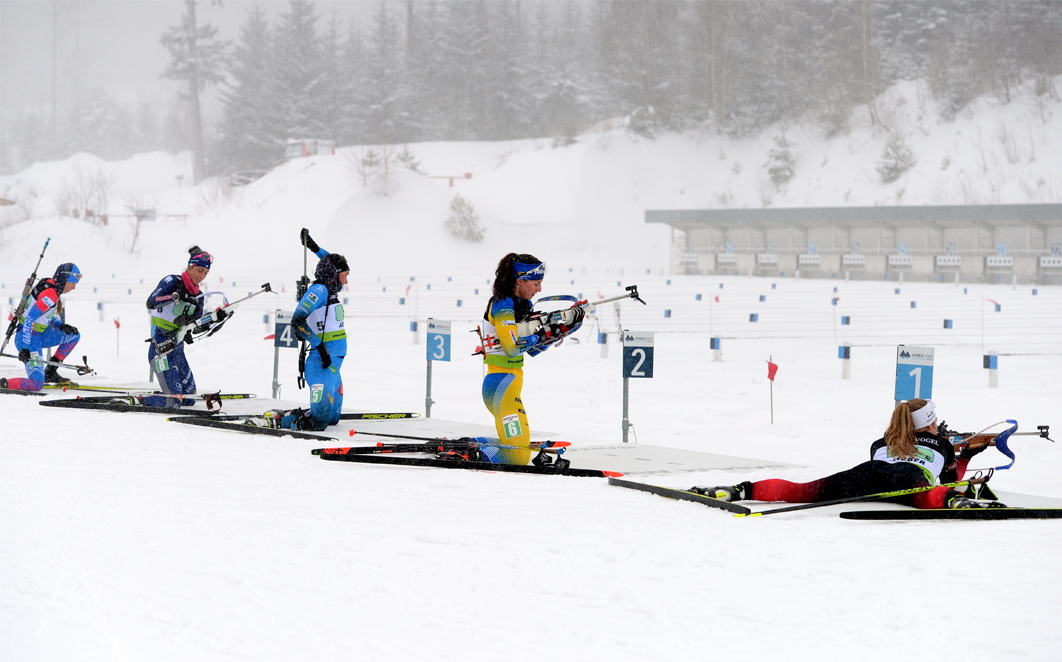 Biathlon competition at Dvorišta